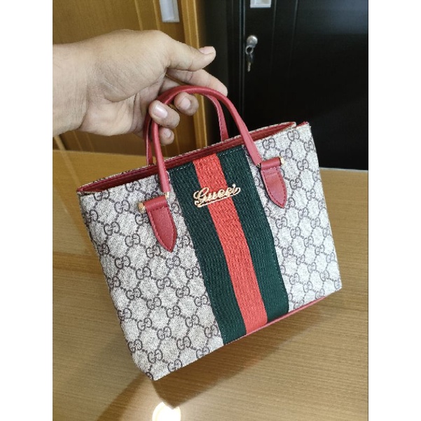 Tas Fashion Wanita Motif Jinjing 2 Ruangan Terlaris