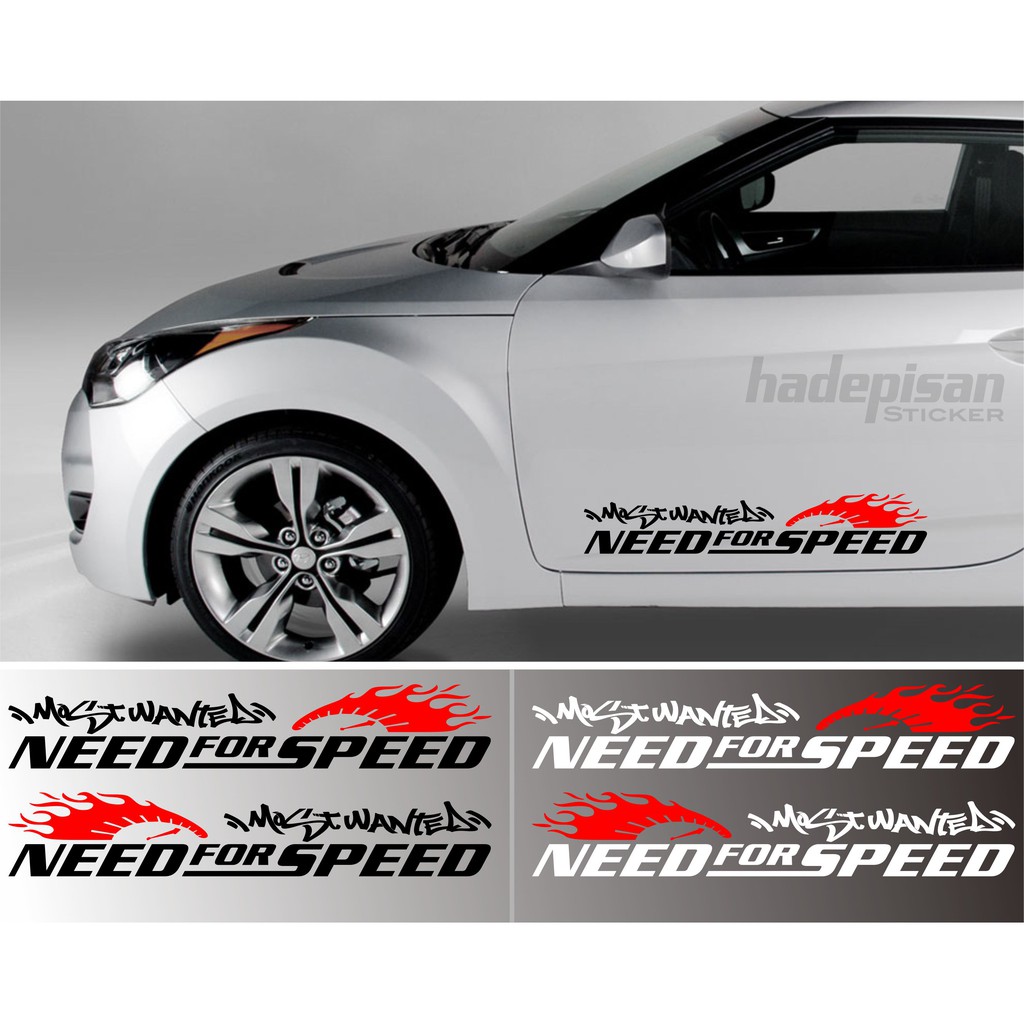 Stiker Mobil  Cutting Sticker mobil NEED FOR SPEED MOST WANTED Tribal
