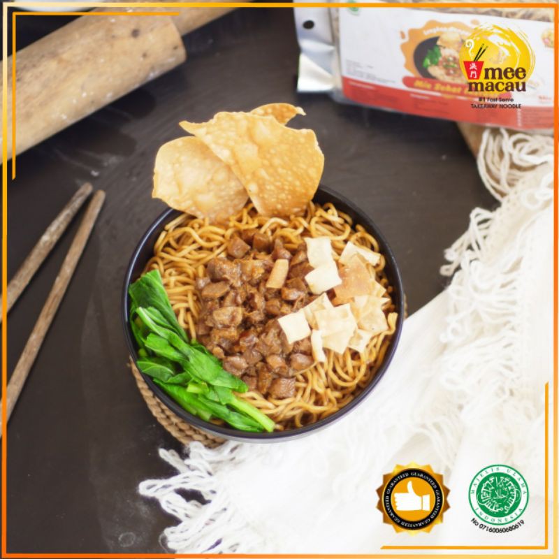 Mie Instan Sehat Alami | Baked Oven Tanpa Pengawet | 140 Gram Mie Telur Jumbo Halal MUI PIRT