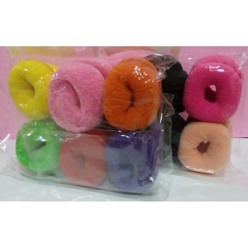 JKSNASEMKA22 - IKAT RAMBUT DONAT BOLD WARNA RANDOM-3