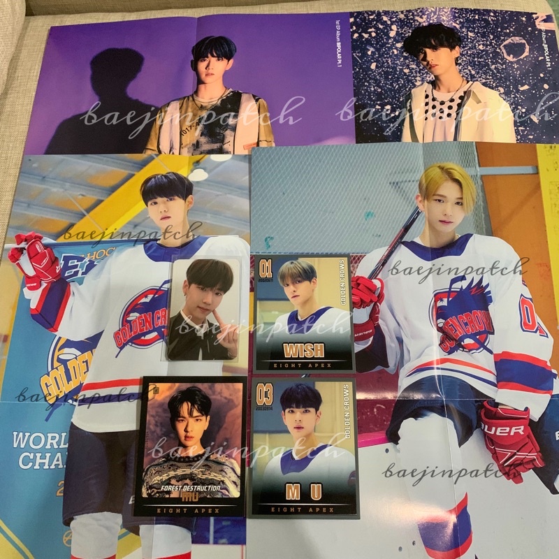 EPEX Album Photocard Benefit Poster QR Wish Keum Donghyun Jeff Yewang MU Baekseung Amin Ayden