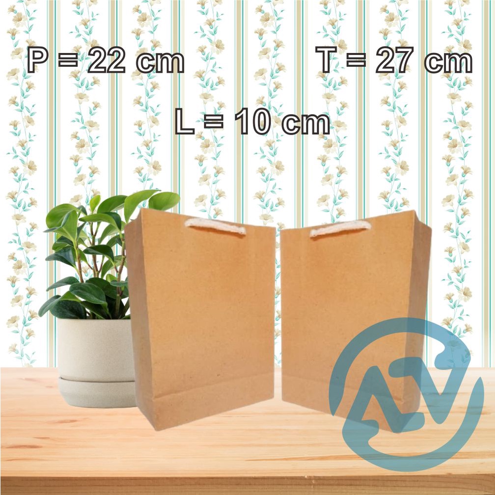 

Paper Bag Coklat Polos Souvernir Kertas Murah