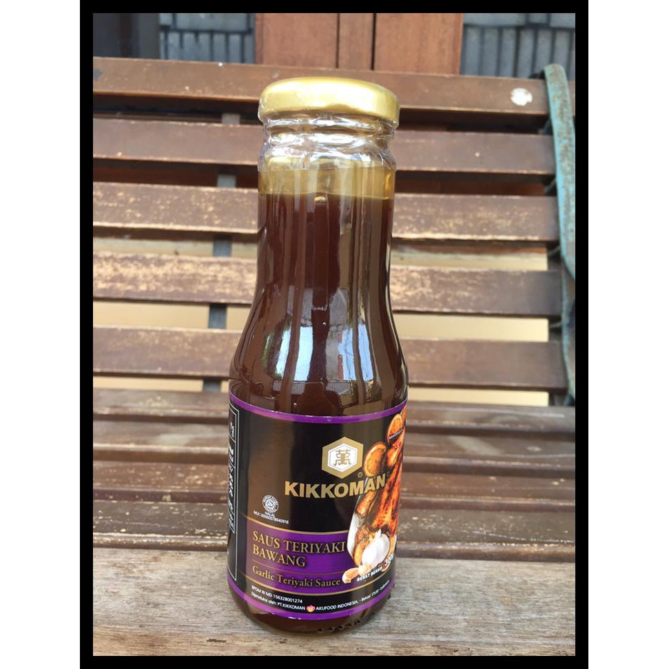 

MLQY SAUS TERIYAKI BAWANG 300 GRAM | KIKKOMAN GARLIC TERIYAKI SAUCE HALAL M 166U