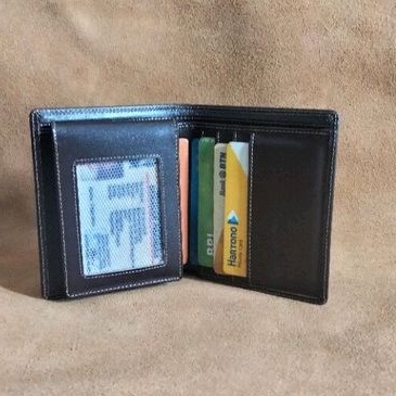 Dompet Pria Full Kulit Sapi Full Up Tanpa Embos ( LUAR DAN DALAM PAKAI KULIT SAPI )
