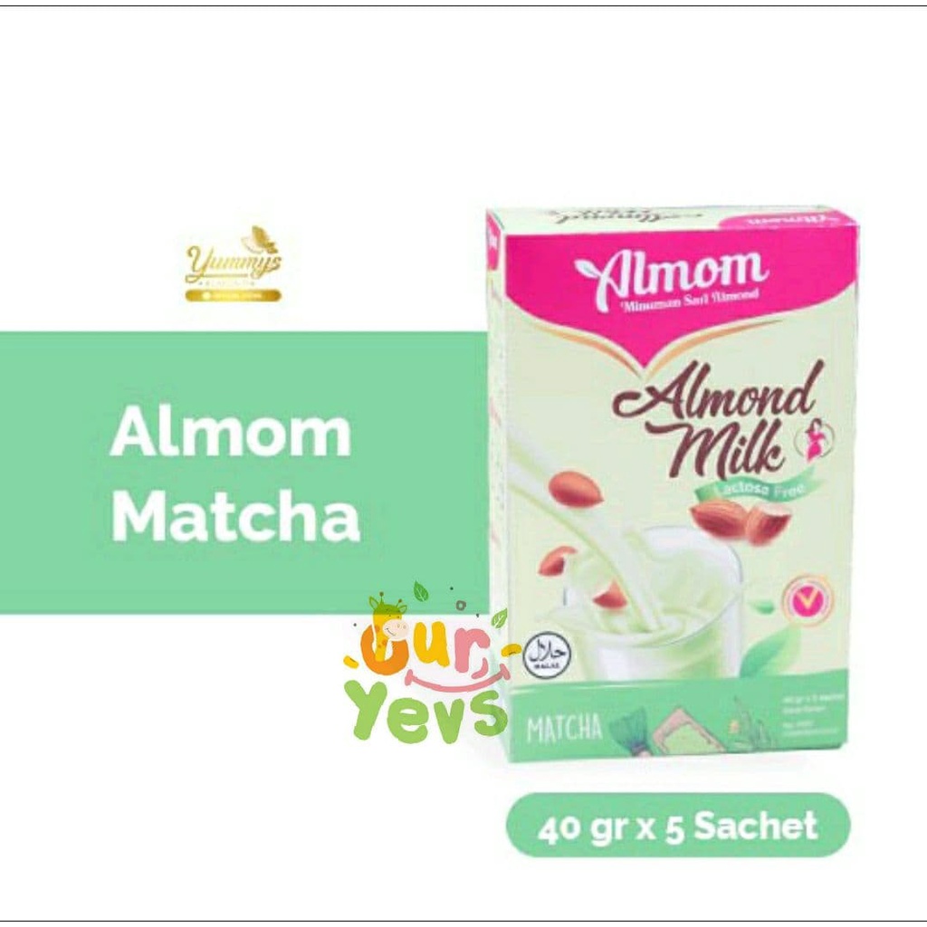 Almom Almond Milk Powder Premium / Pelancar ASI Sari Almond Bubuk