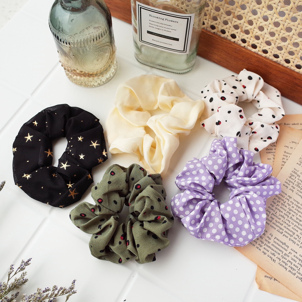 SCRUNCHIE SET / IKAT RAMBUT KOREA (IMPORT)