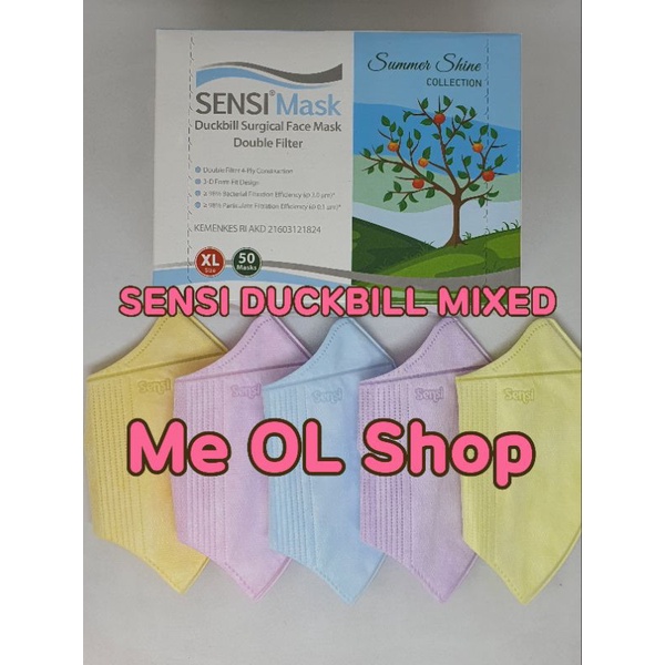 SENSI DUCKBILL WARNA MIXED 5 WARNA / BOX