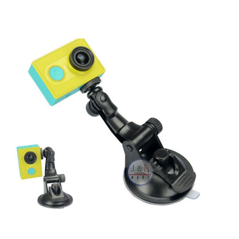 Holder di Mobil Mount Car Untuk Action Kamera Xiaomi yi GoPro BPro  J Cam Kogan Go Pro