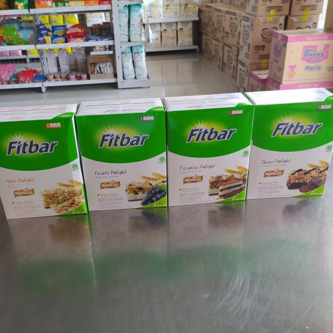 

Promo Awal tahun fitbar 1 box(12x22g) choco delight/nuts delight/fruit delight/tiramisu Promo Awal