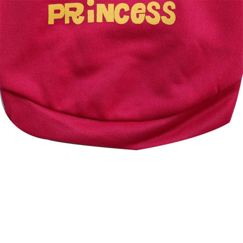 Timekey Rompi Anjing / Kucing Peliharaan Motif Tulisan Princess Ukuran XS-L G6M4