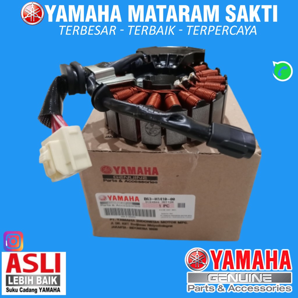 STATOR ASSY / SPOOL SET / SPUL AEROX 155 / LEXI 125 ORIGINAL / B63-H1410-00