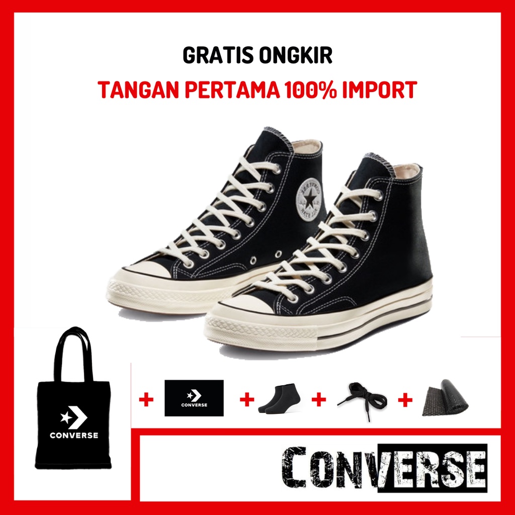 Sepatu Converse All Star Chuck Taylor 70s Hi Original 1:1 Sneakers Kasual Sekolah Pria Wanita