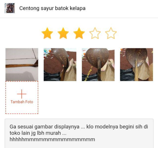 Centong Sayur Batok Kelapa