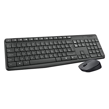 KEYBOARD PLUS MOUSE WIRELESS LOGITECH COMBO MK235