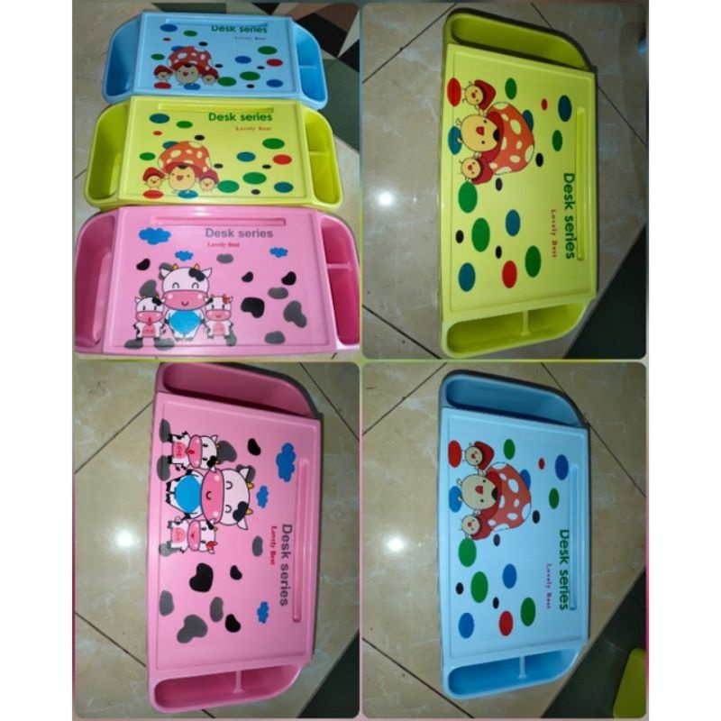 MJ88 Ready Meja Belajar Anak karakter Plastik / meja tablet ipad Laptop /  Meja makan anak plastik multifungsi super murah