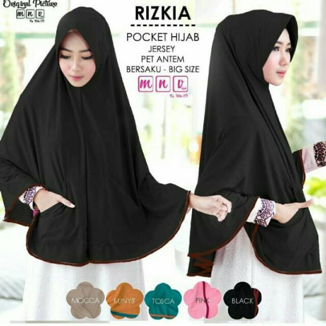 HIJAB INSTANT RIZKIA SAKU