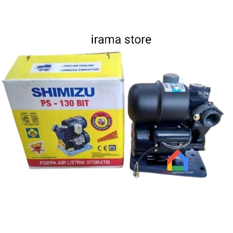 Pompa air Shimizu Otomatis PS 130 BIT Pompa air otomatis sumur dangkal shimizu