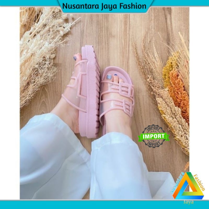 7.7 Sandal Wedges Kekinian - Sandal Wanita Balance 1604 48