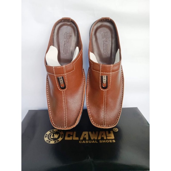 Sepatu sandal sepatu bustong  terompah selop  pria dewasa branded bandung kulit asli original casual murah berkualitas  jepang