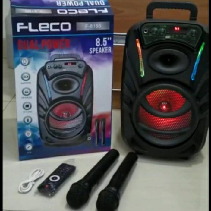 SPEAKER BLUETOOTH + 2 MIC FLECO 8166