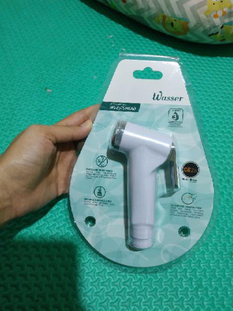 Wasser Kepala Jet Shower Toilet Shower Mandi Semprotan Cebok Putih