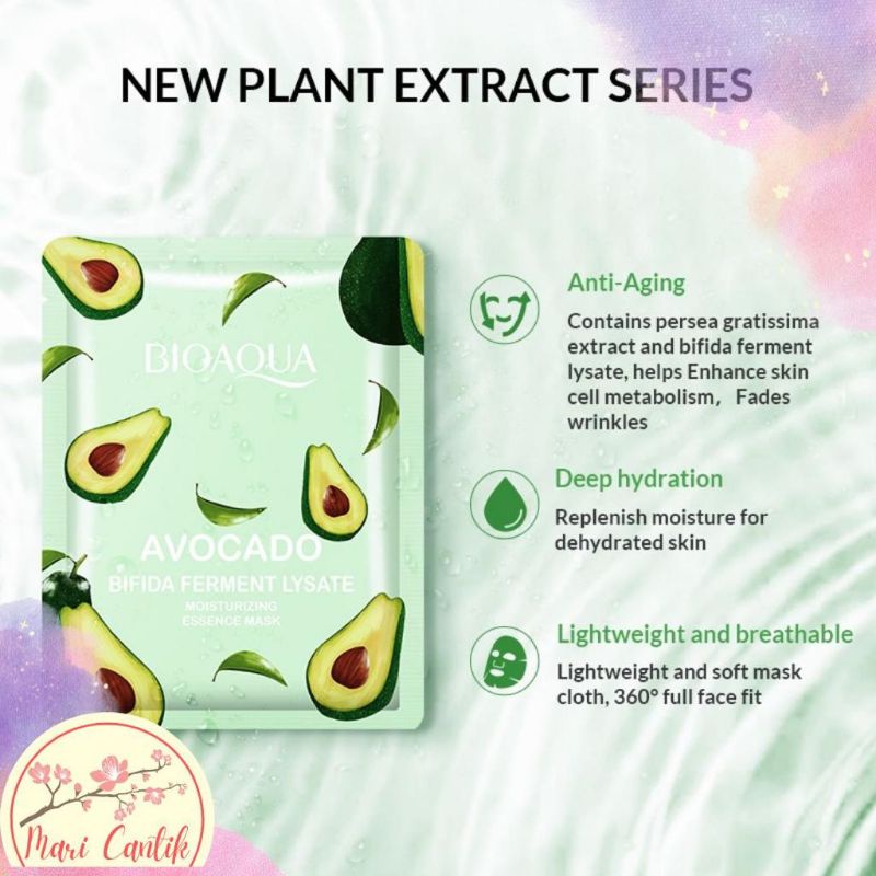 Jual BIOAQUA Masker wajah - Avocado | Shopee Indonesia