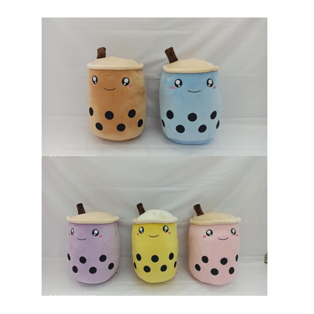 Bantal boneka minuman manis Cute Boba SP bordir Bottle Merk Seulgi Ori / Boba Karakter rasa Taro cok
