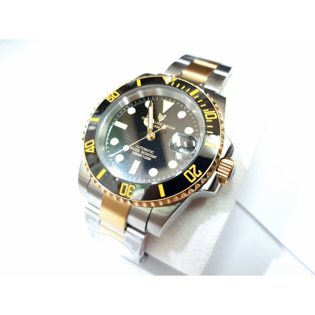 Jam Tangan Pria Otomatis LIGE 2020 Stainless Steel Sports 100ATM Waterproof