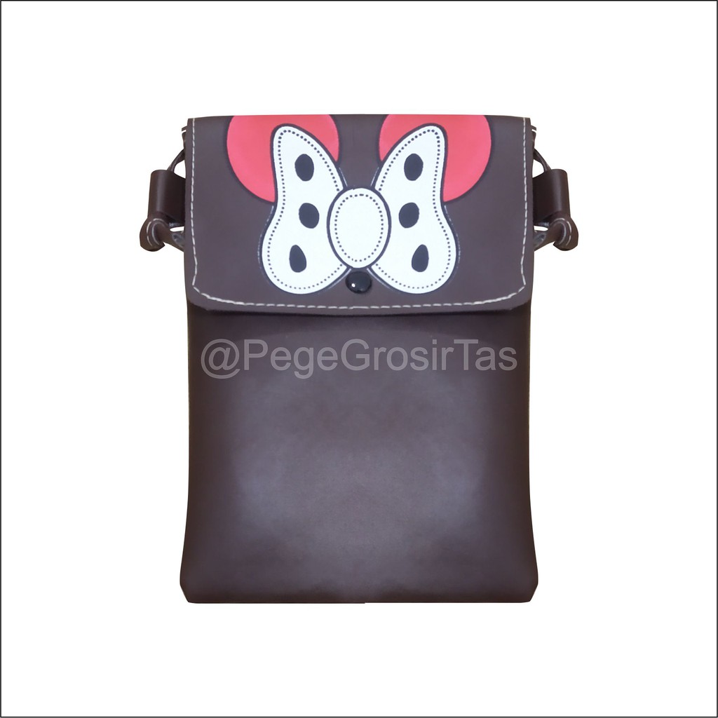 Tas Selempang Wanita HPO MOdel Kasual Karakter Lucu Slempang Fashion - PG - 8836