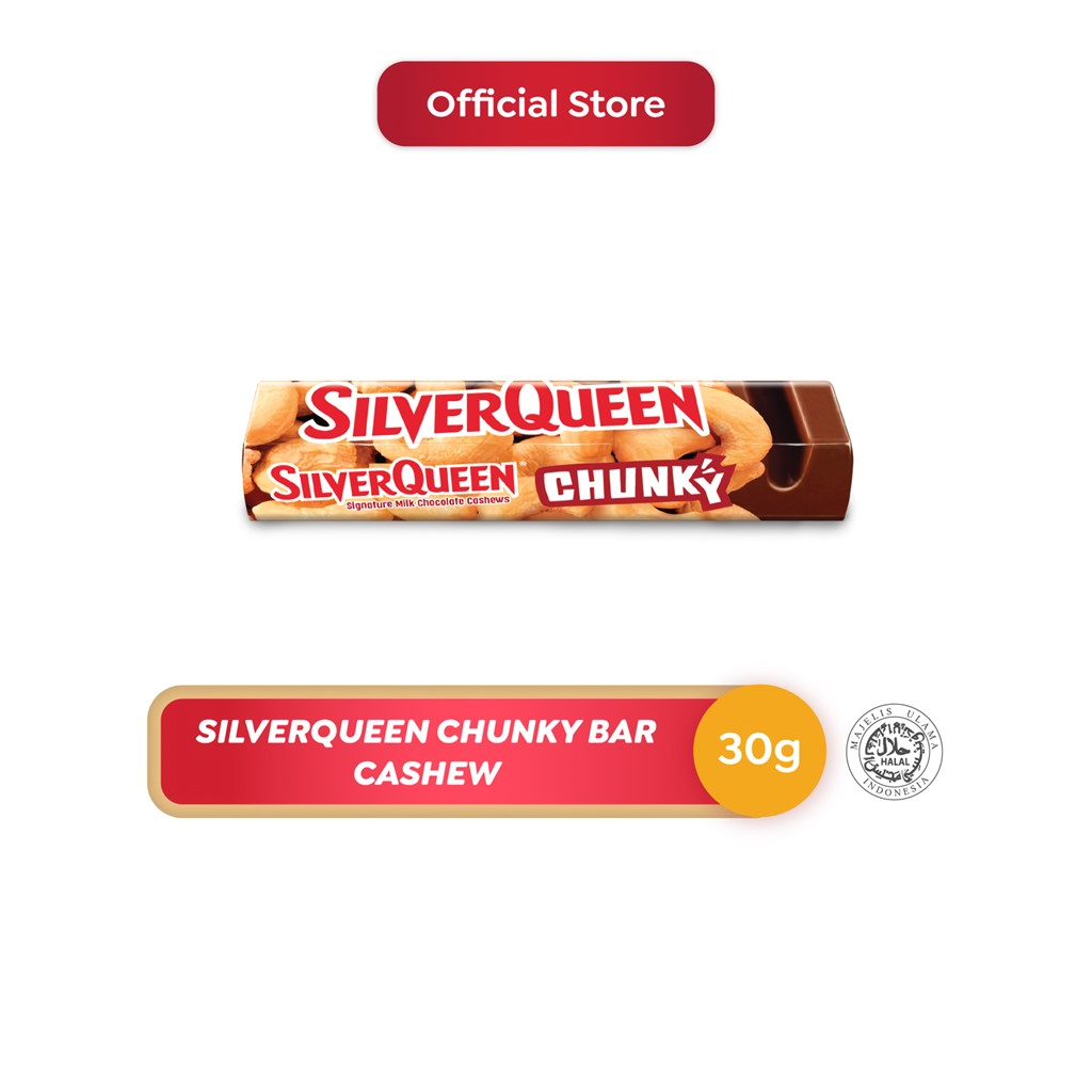 

Silverqueen Chunky Bar Cashew 26 g