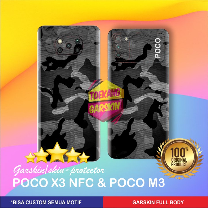GARSKIN POCO X3 DAN POCO M3 ORIGINAL GARSKIN 004 update