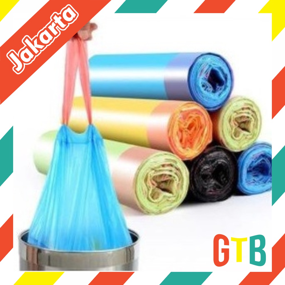 ❤GTB❤ Kantong Plastik Sampah Dengan Tali / Kantong Sampah Serbaguna R530