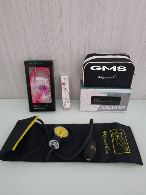 Paket Tensi Aneroid + Stethoscope + Thermometer