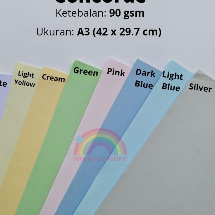 

Hot Sale Kertas Concorde A3 90 gsm per 25 pcs ✔