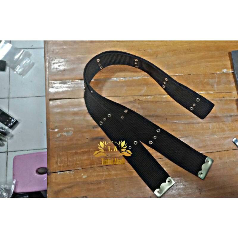 wibing,tali kopel PDH,PDL warna hitam bahan NYLON PANJANG 150 CM