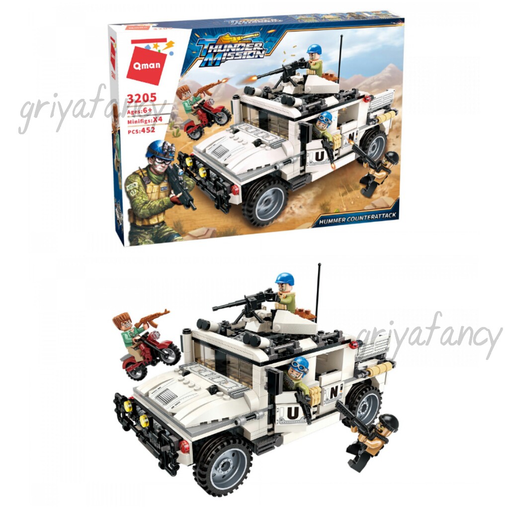 Lego Qman Thunder Mission 3205 Hummer Counterattack