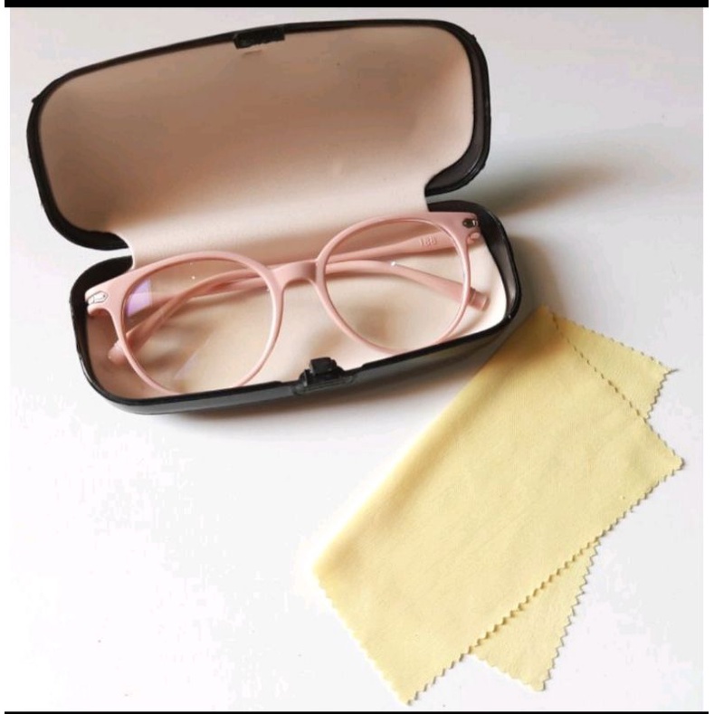 KACAMATA ANTI RADIASI  KOMPUTER,HANDPHONE UNTUK PRIA WANITA-Pink susu