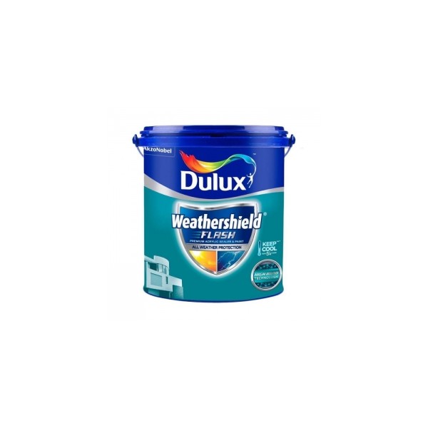 DULUX WEATHERSHIELD FLASH 2290 BRILLIANT WHITE - 2.5 LT