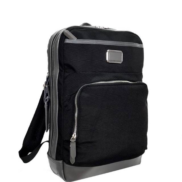Tumi men Double Shoulder Backpack tas bag Original authentic asli black