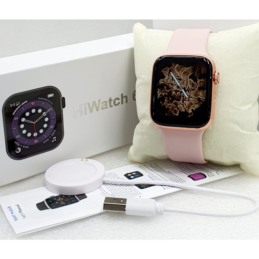 JAM TANGAN SMART WATCH T500 RUBBER + Series 6 ,3,8CM