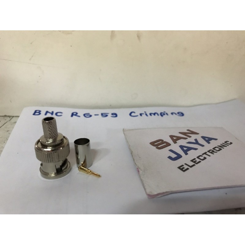 Konektor Bnc Crimping Rg59 CCTV