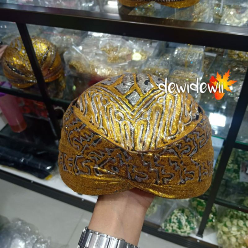 Blangkon Pengantin, SoLo Prodo full Gold