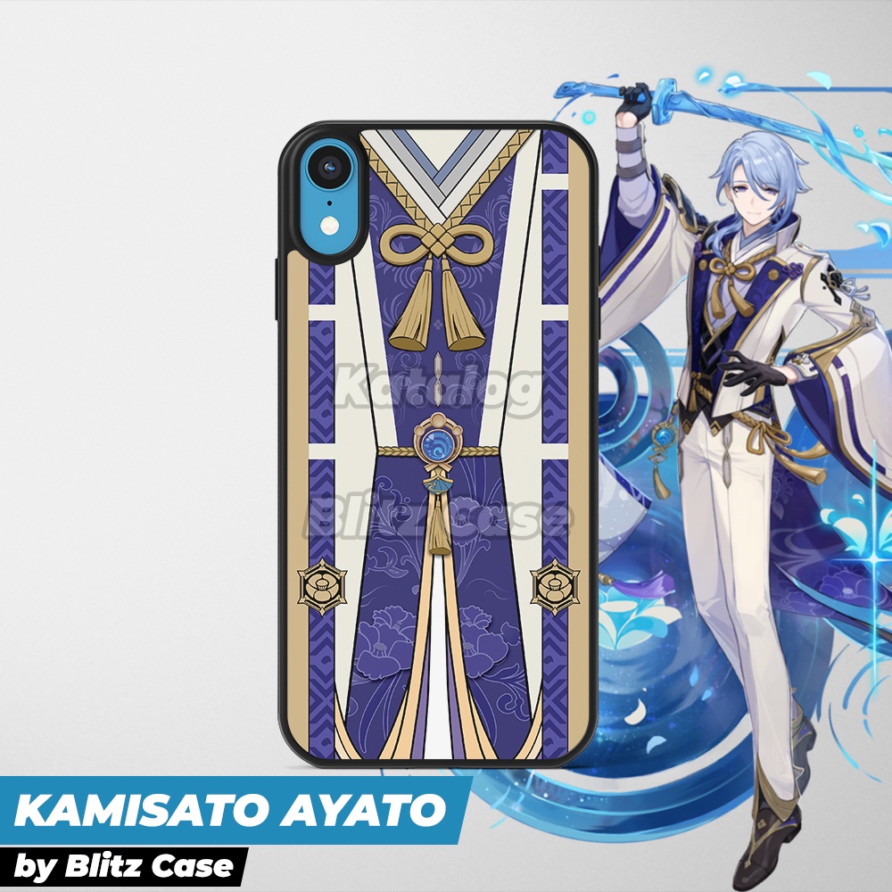 Case HP Genshin Impact Kamisato Ayato Casing HP Hardcase Softcase Hard Case Soft Case Anticrack
