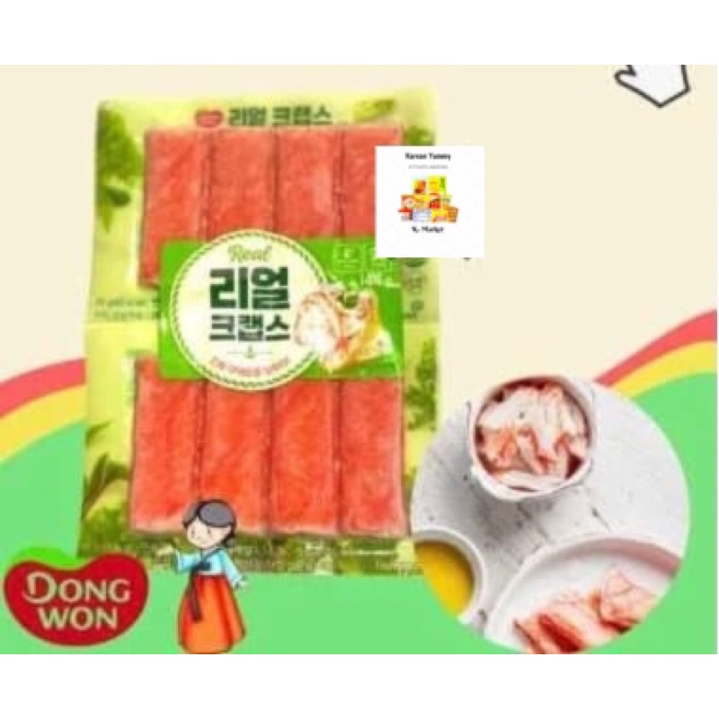 

Dongwon Real Crab 144g - Stick Asli Daging Kepiting
