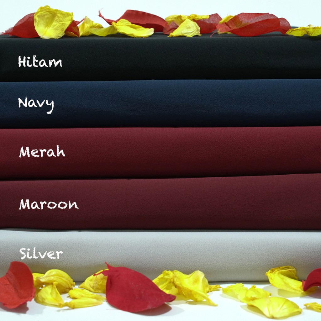Kain Babydoll Original Premium Ceruti / baru stock ulang warna