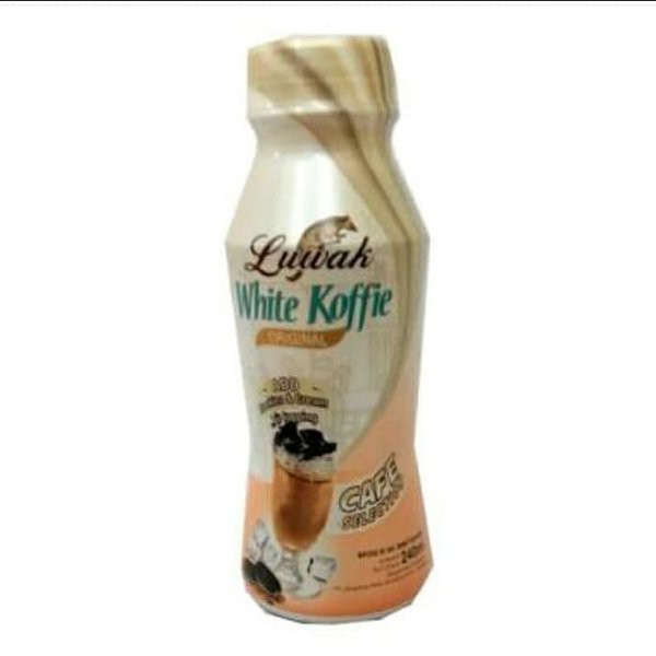 

LUWAK WHITE COFFE COOKIES AND CREAM / KOPI LUWAK BOTOL 240 ML