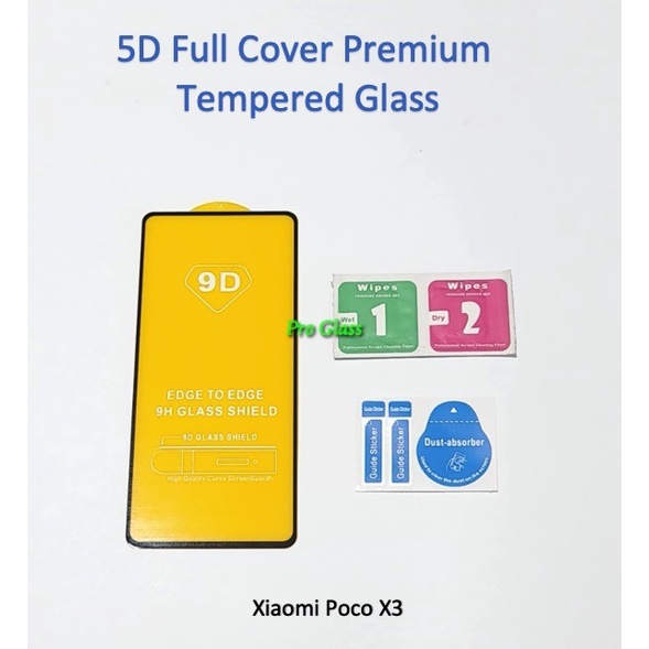 Xiaomi POCO X3 5D 9D Full Cover Magic Glass Premium Tempered Glass