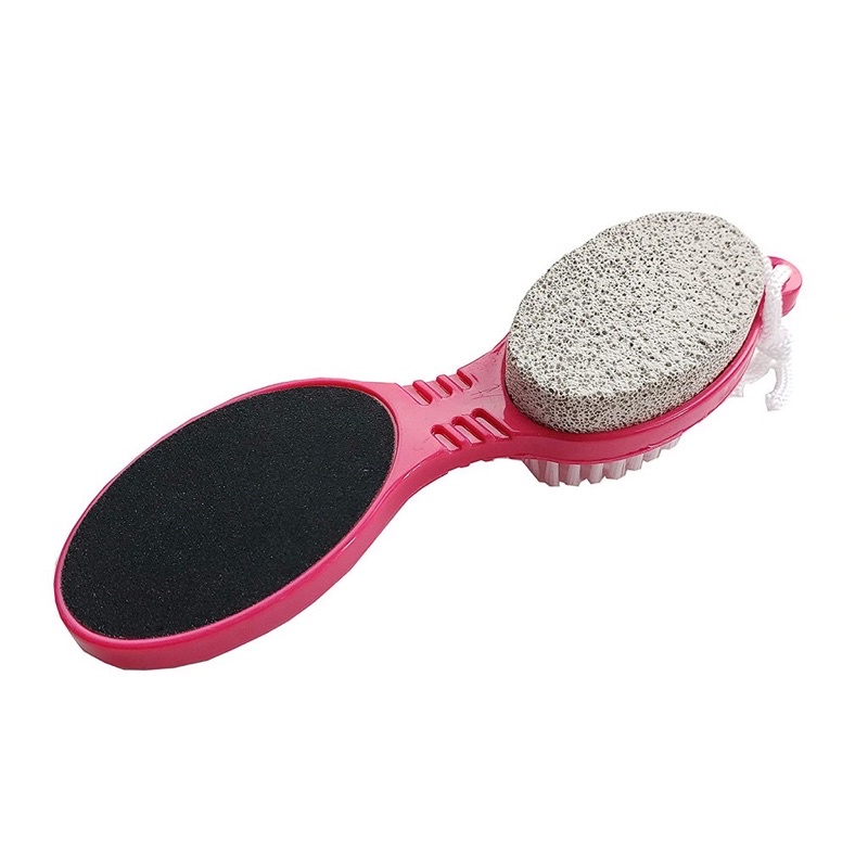 Sikat Kaki Pedicure 4 in 1 / 4 Step Pedicure Paddle Brush / Alat Perawatan Kaki 4 in 1 / Alat Gosok Penghalus Tumit Telapak Kaki Kasar