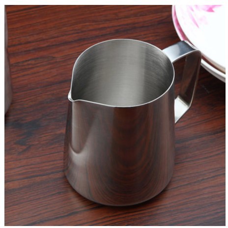 [KOPI] -  OneTwoCups Gelas Pitcher Kopi Espresso Latte Art Stainless Steel 350ml - Silver