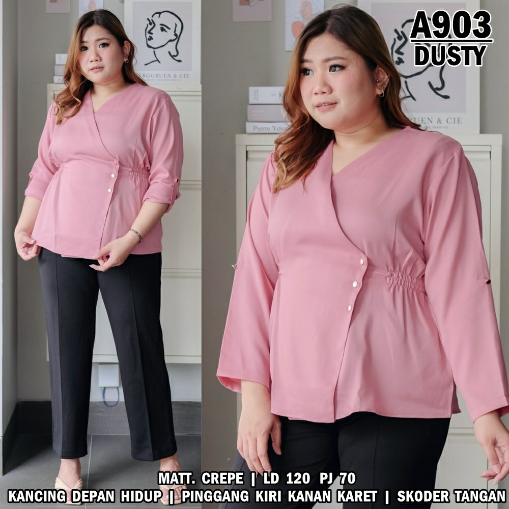 WSE390 - Blouse BIG SIZE XXXL Andin Blus JUMBO UK 3XL LD 120 CM PJ 70 CM